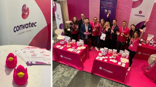 Convatec Messestand auf dem WUKO in Nürnberg 2024